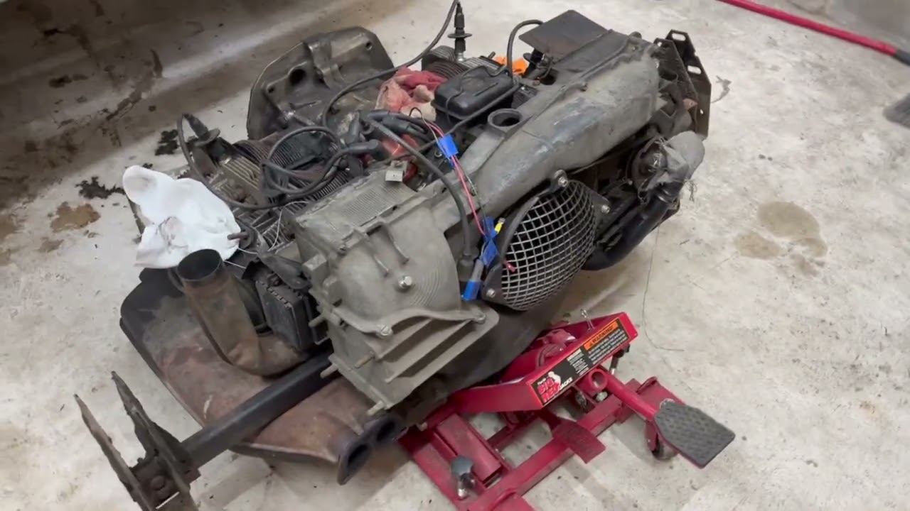 1972 VW Bus Engine Removal (Type 4)