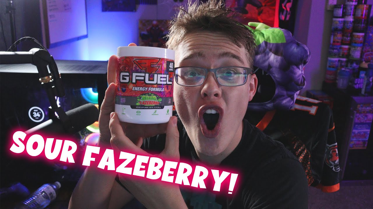 Sour Fazeberry GFUEL Flavor REVIEW!