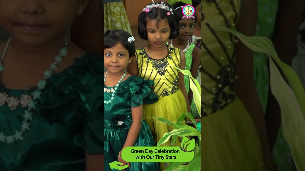 St. Antony's Public Schol || Green Day Celebration 💚🌿|| PRE KG - LKG - UKG - KIDS.