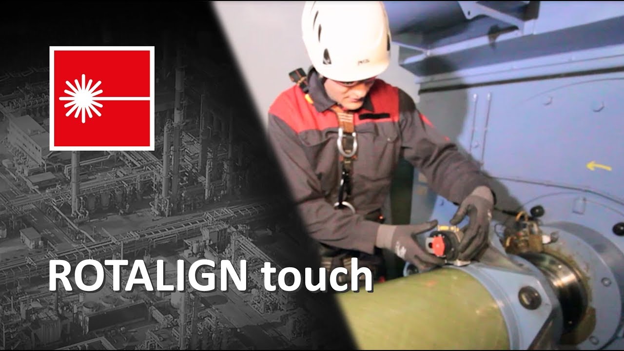 Ausrichtung des Generators in einer Windkraftanlage mit ROTALIGN touch von PR&Uuml;FTECHNIK