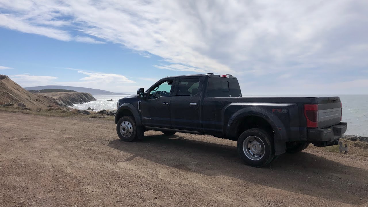 ROAD TRIP IN THE 2021 F450. DRIVING THROUGH BEAUTIFUL CAPE BRETON