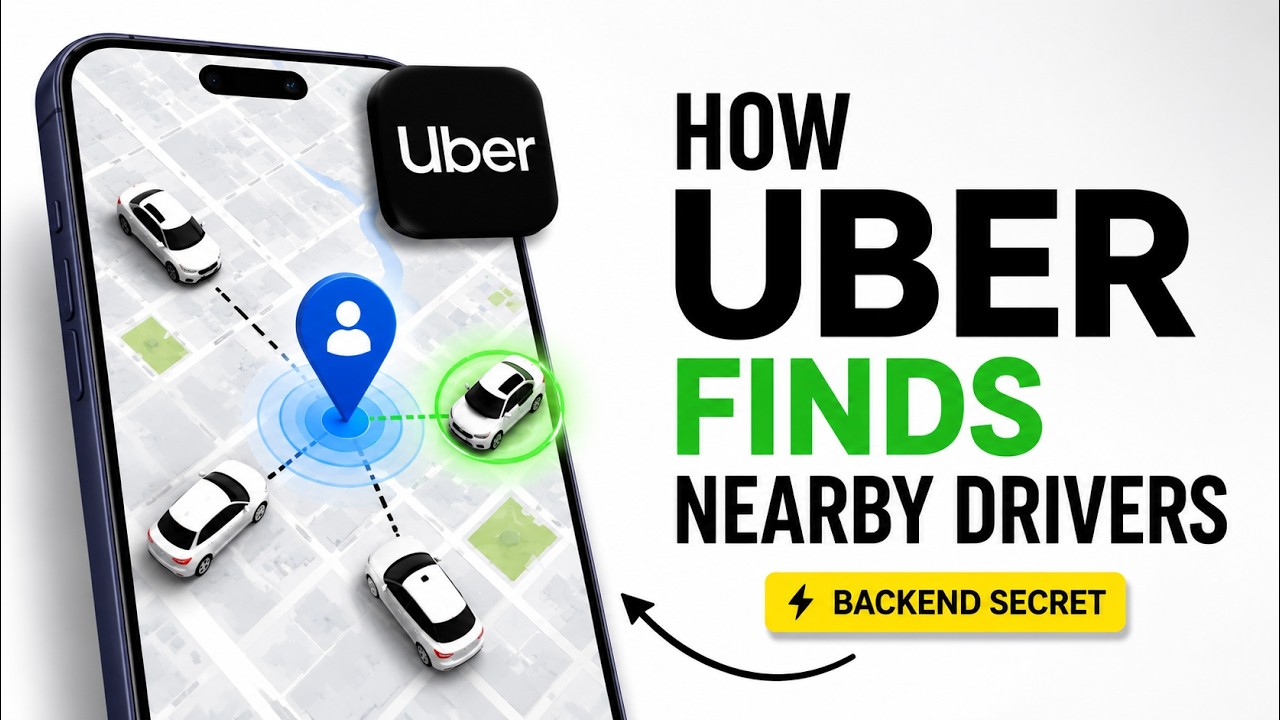 Как Uber находит водителей поблизости в реальном времени (секретные технологии Uber)