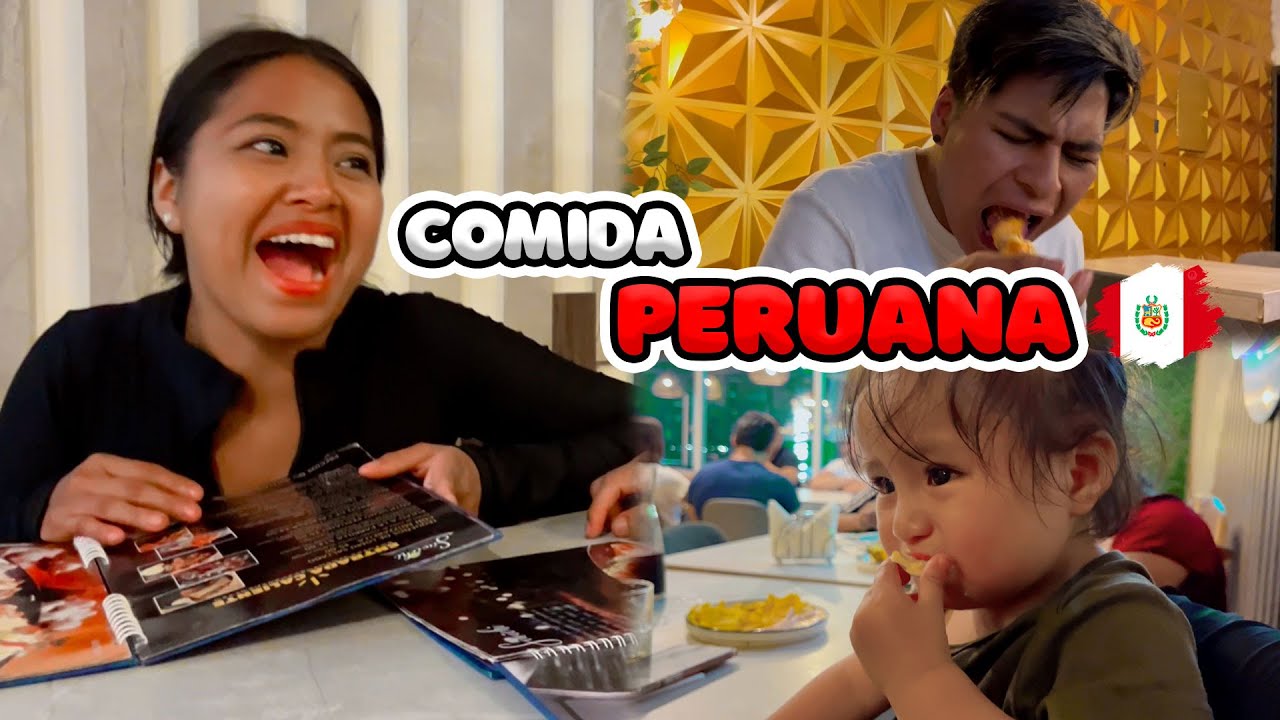 PROBAMOS PLATOS PERUANOS | Familia Racp Ft. Rommel Racp - Elvia Maji