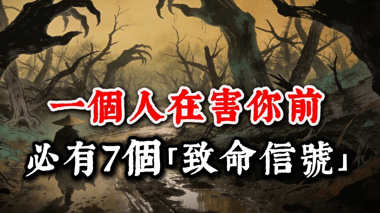 人在江湖，防人之心不可無！若有人想暗中算計你，布局前必有這7個『致命信號』，聰明人早已斷了緣分！#人生感悟 #智慧 #人間心理 #人情世故 #情感 #思維大全 #底層邏輯 #心理學 #謀略思維