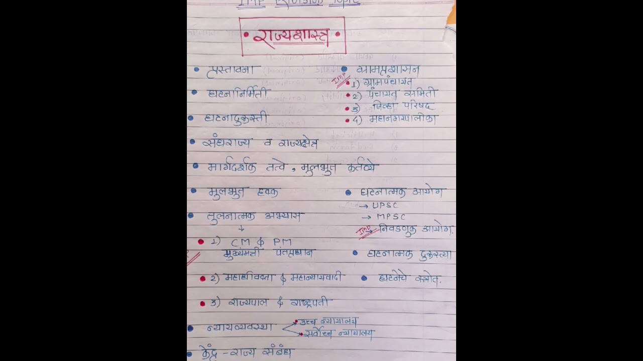 30 एप्रिल mpsc exam important topic #mpsc #police #geography #upsc #notes #viral #reels #shortsfeed