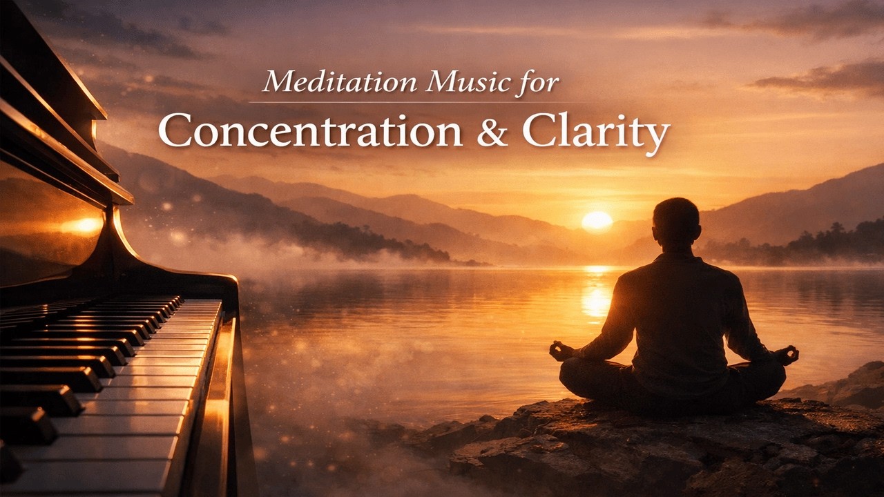 Meditation Music for Concentration, Clarity & Mental Strength @MeditateFlowStudio