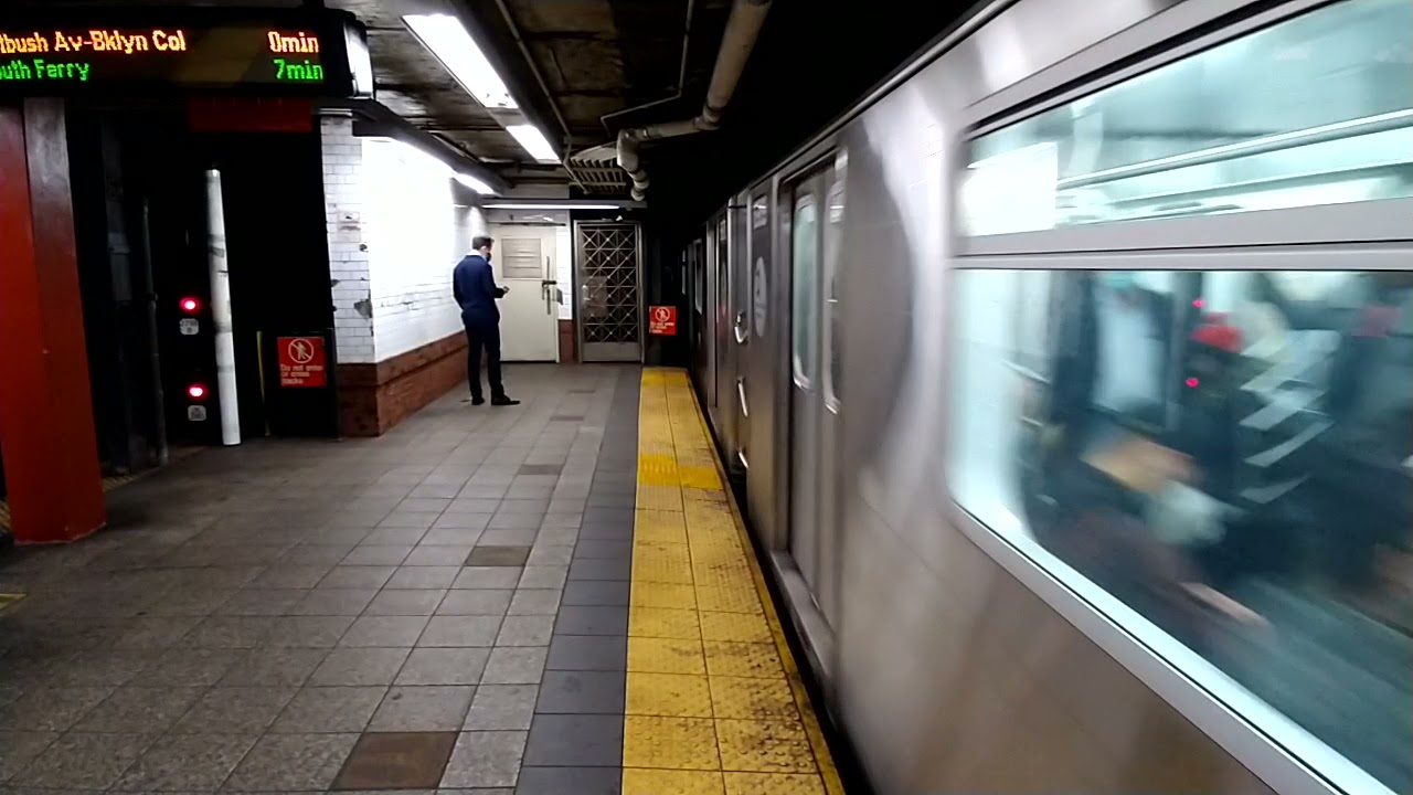 MTA NYC train|IRT 7th Avenue Line|1 2 3 trains at 72nd Street.
