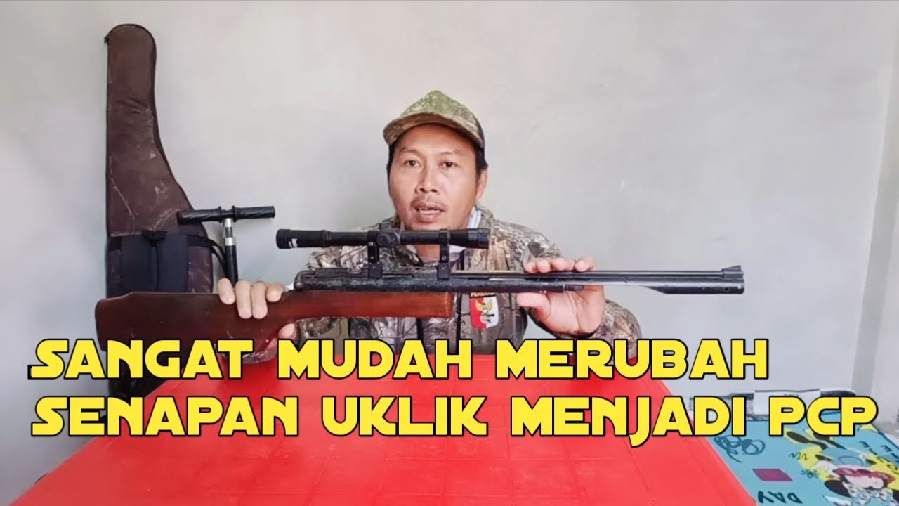 CARA MERUBAH SENAPAN UKLIK/KOKANG MENJADI SENAPAN PCP DENGAN ALAT SEDERHANA.