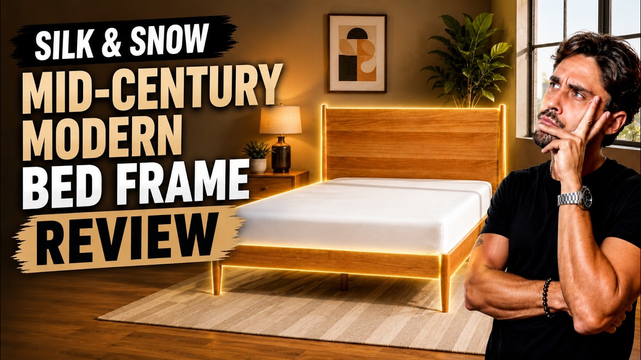 Кровать Silk & Snow в стиле Mid-Century Modern: воплощение вневременного мастерства работы с дере...