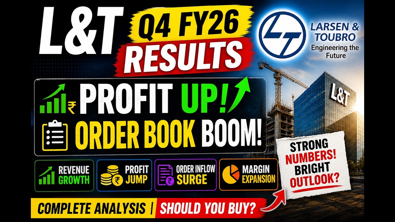 L&T Q4 FY26 Results 💰 Revenue Growth + Strong Order Inflow | Should You Buy?