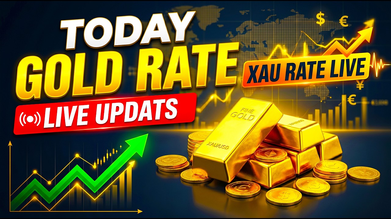 🔴 Gold Rate LIVE Updates | LIVE: XAU/USD Gold Rate Today | Gold Market Live