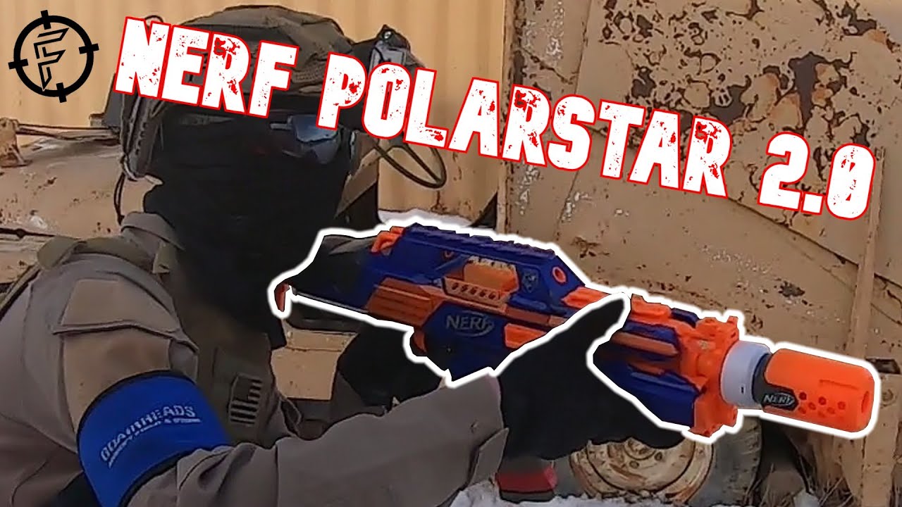 Nerf Polarstar 2.0 Gameplay | GoAirheads Push Airsoft