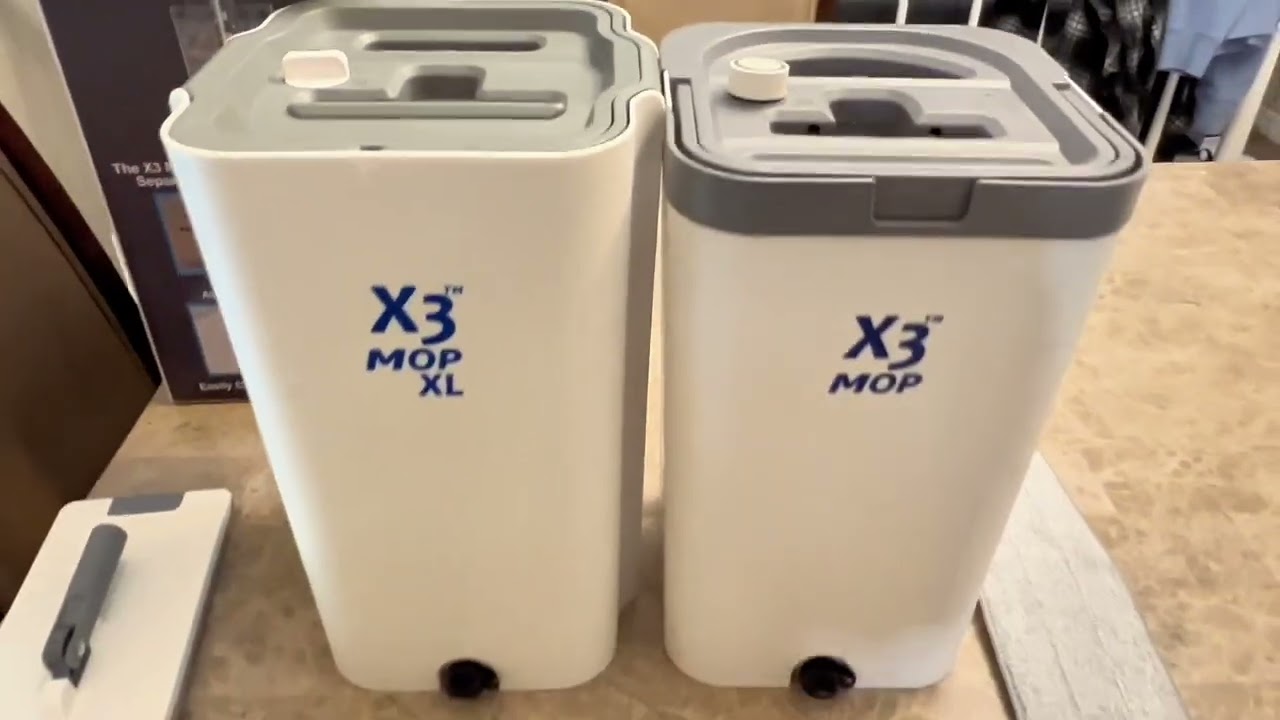 Mop and Bucket System by Toptier, 2 sizes and the difference Reviewed