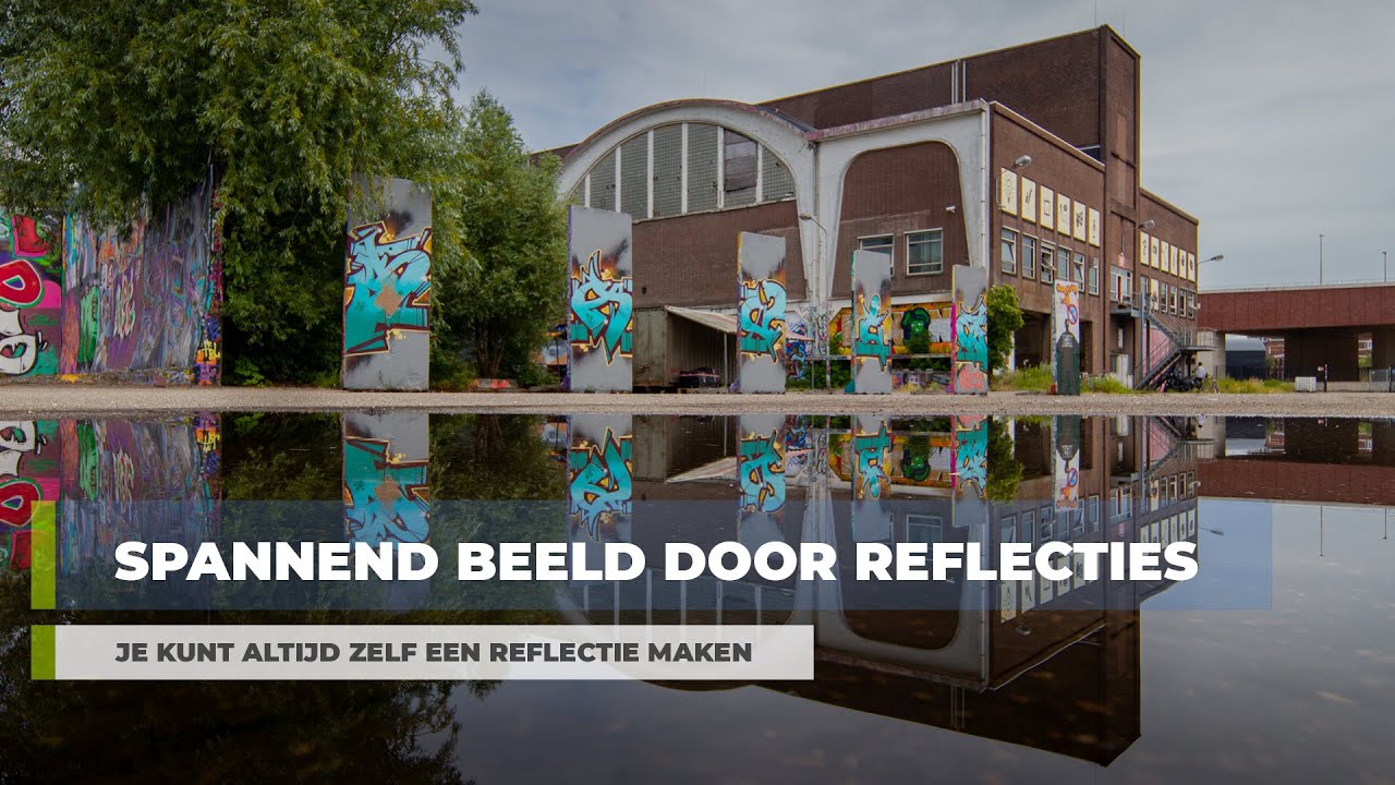 Spanned beeld door reflecties