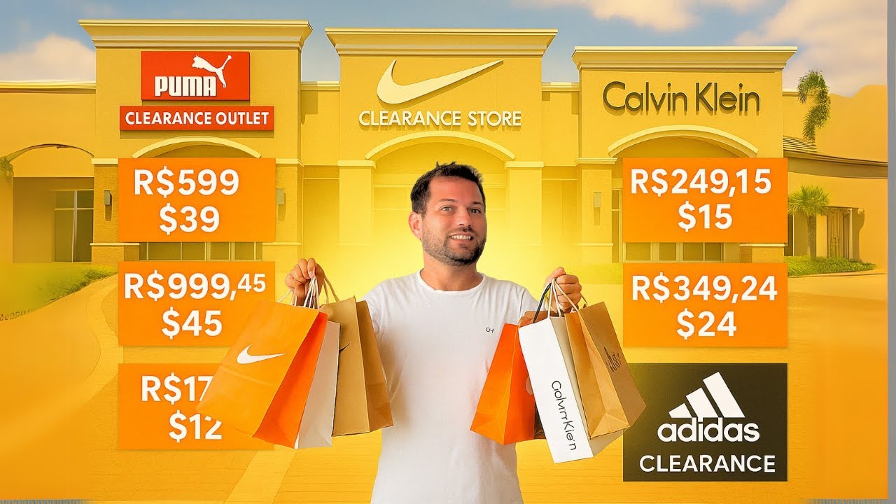 Não Compre Nada em Orlando Antes de Ver Isso! (Lojas Clearance na International Drive)