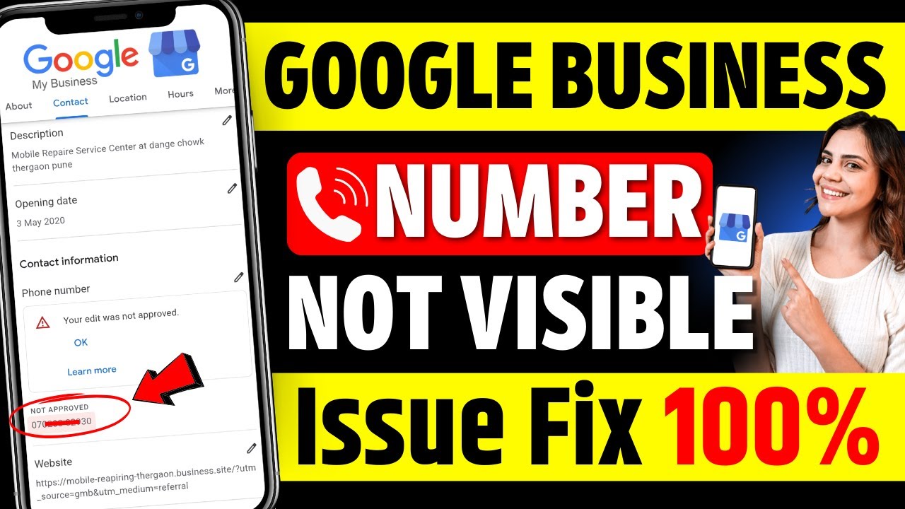 Google Business Profile Phone Number Not Approved [100% Problem Solve] - Full Solution