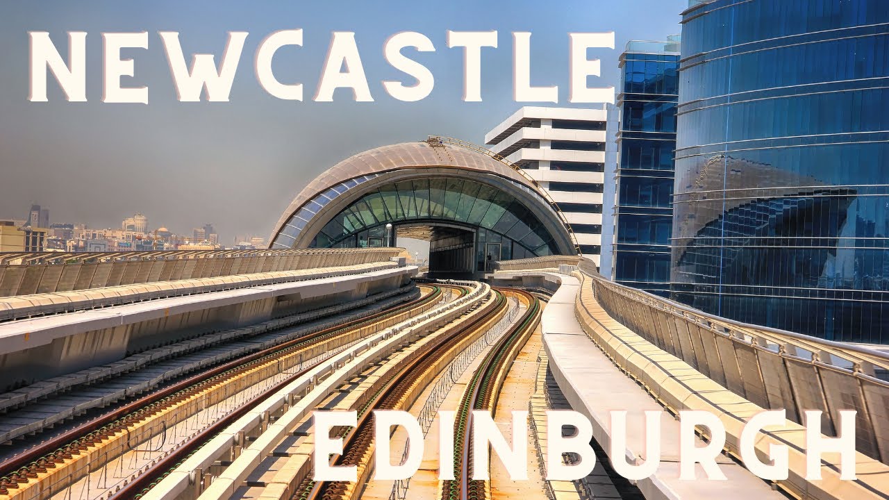 LNER Train from Newcastle to Edinburgh | Ambient Sound for Work Study Sleep