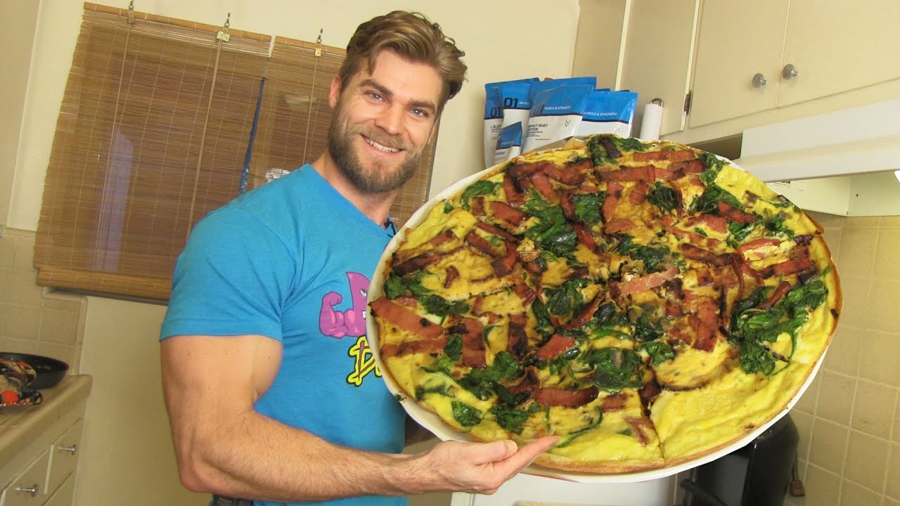 Breakfast Pizza! Healthy Frittata Recipe