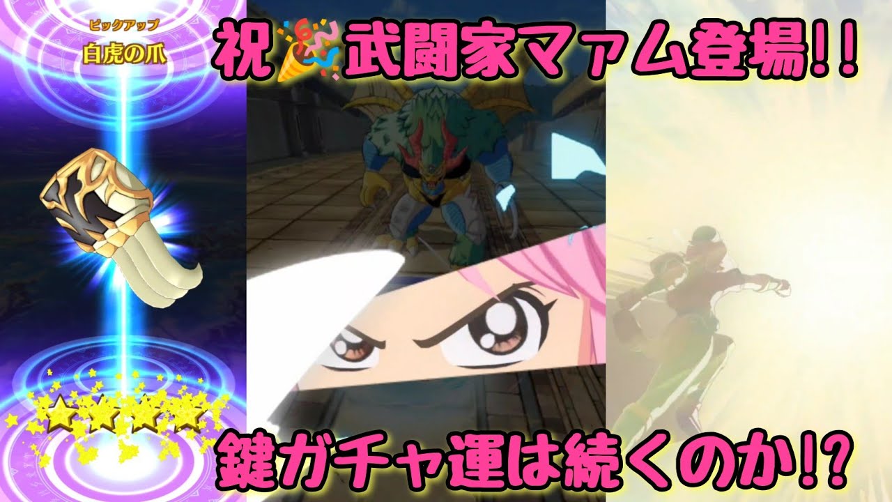 【魂の絆】武闘家マァム💥閃華裂光拳 鍵と有償ガチャ計20連！！【ダイの大冒険 -魂の絆- アプリ】