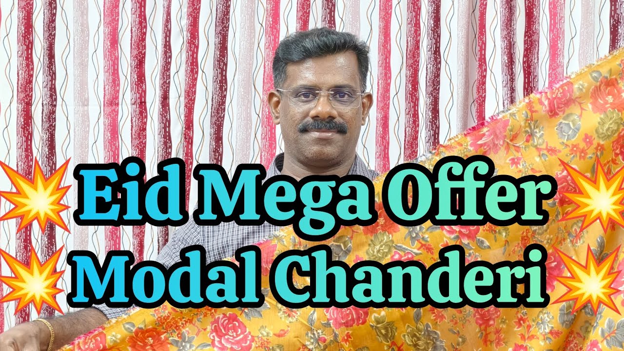 💥Eid Mega Offer💥Modal Chanderi💥