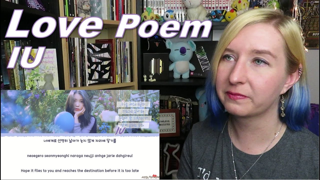 POET REACTS to IU LOVE POEM Lyrics