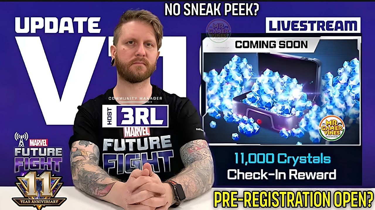 Pre-Registration Open? 🤔 April Update Live Stream | 11th Anniversary Free Crystals | MFF 