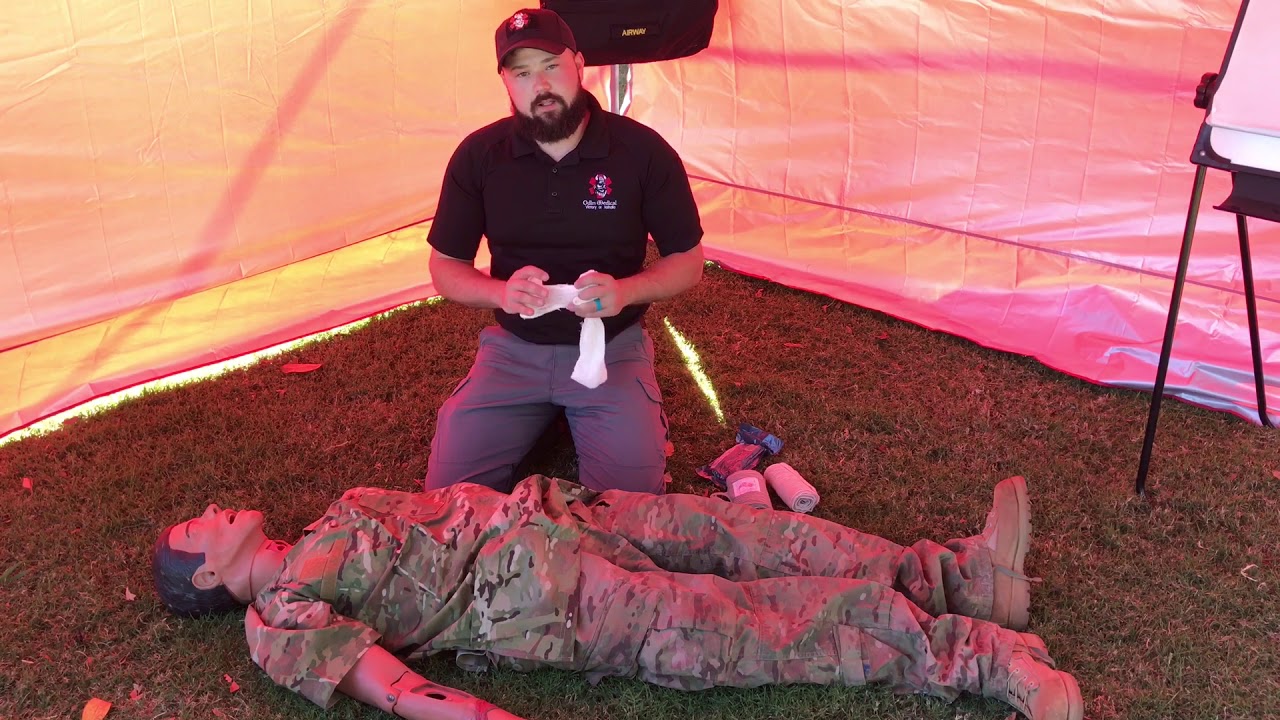 The Med Shed: Junctional wound packing and dressings