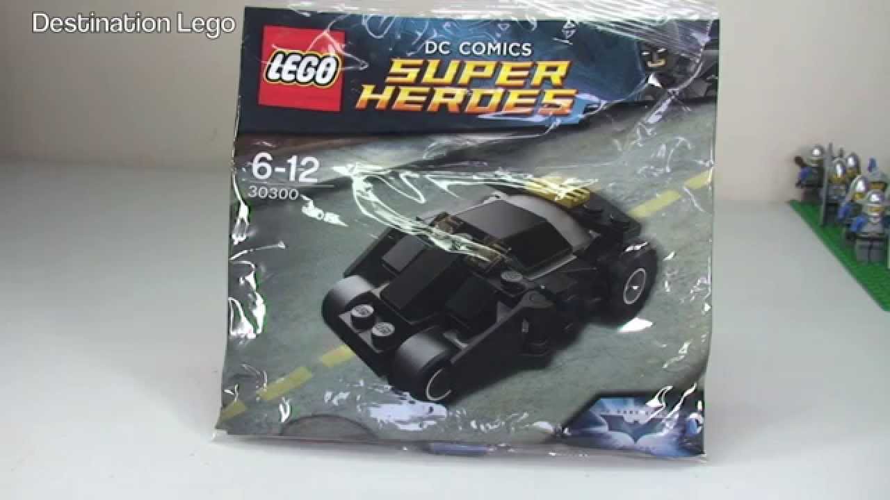 LEGO DC Comics Super Heroes The Batman Tumbler 30300 unbag build & review