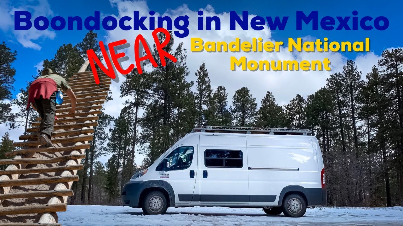 Бундокинг в Нью-Мексико, недалеко от национального памятника Бандельер