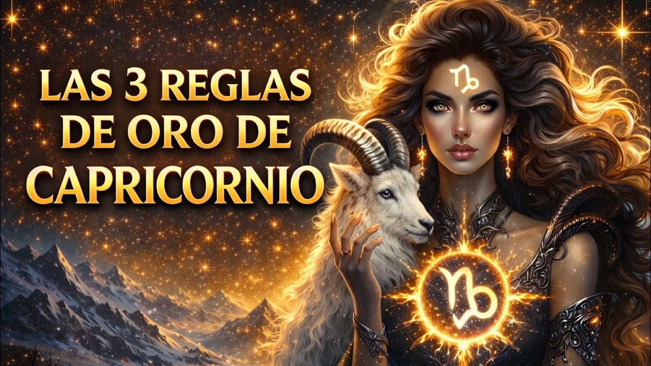 CAPRICORNIO Y SUS 3 REGLAS DE ORO (NO LAS ROMPAS O LO PIERDES)