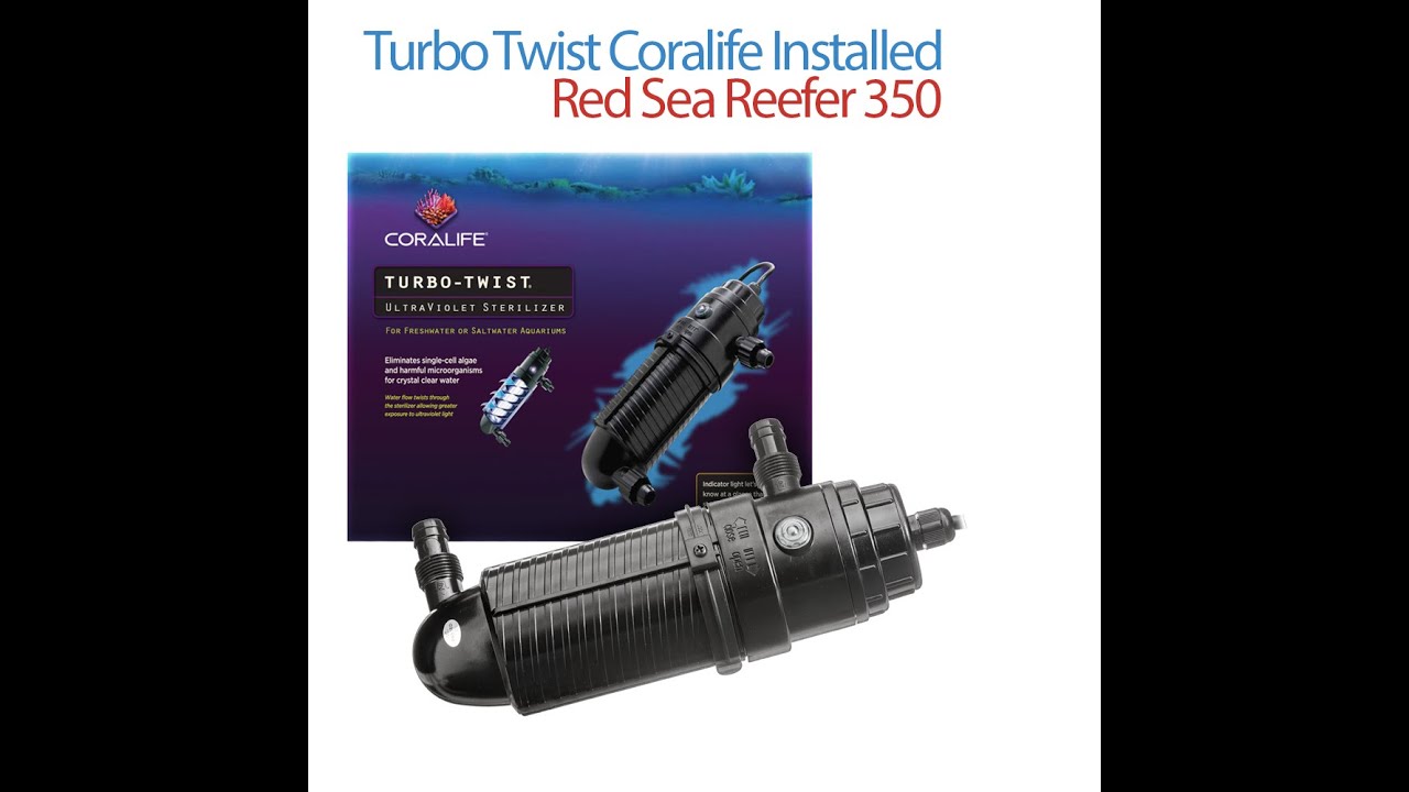 Coral life UV turbo Twist in a Red Sea Reefer 350