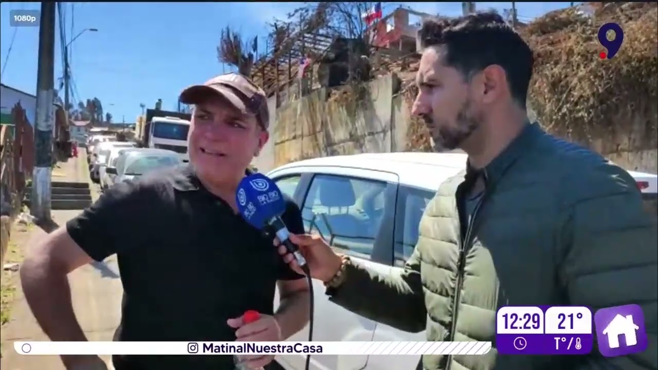 Luis Jara llegó a Penco para ayudar a familia afectada por incendios
