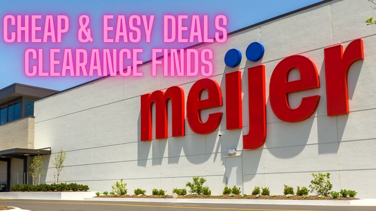 Meijer couponing deals 1/14-1/20 Great clearance finds with cheap deals