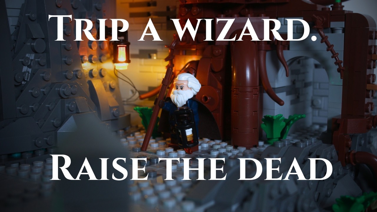 LEGO Stop Motion - Trip a Wizard, Raise the Dead