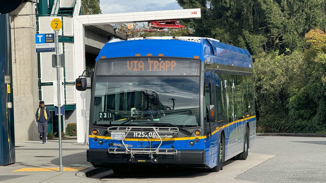 (NEW BUS) Translink 2025 Novabus LFSe+ 25204 on the 100 Marpole Via Trapp