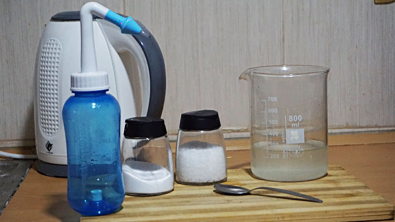 Kako Napraviti Rastvor Soda Bikarbone za Zapušen Nos (LEK za SINUSE)