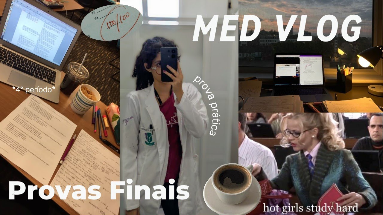 med vlog | cinco provas em uma semana e final do segundo ano de medicina 🧠✨