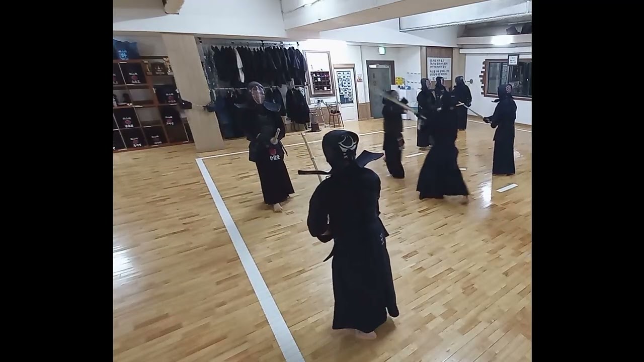 학생 k군과 대련