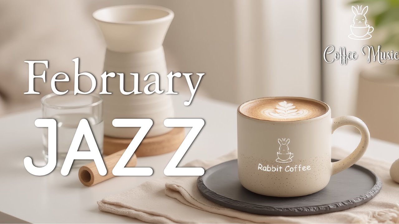 February Coffee Jazz ☕ Smooth Piano Jazz Music & Smooth Bossa Nova Instrumental for Positive Mood