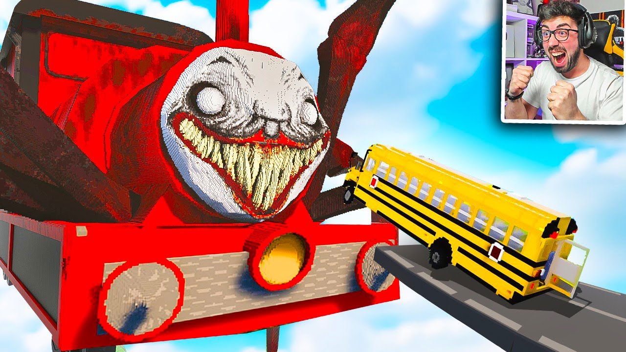 COCHES vs CHOO-CHOO CHARLES💥 | Teardown Mods