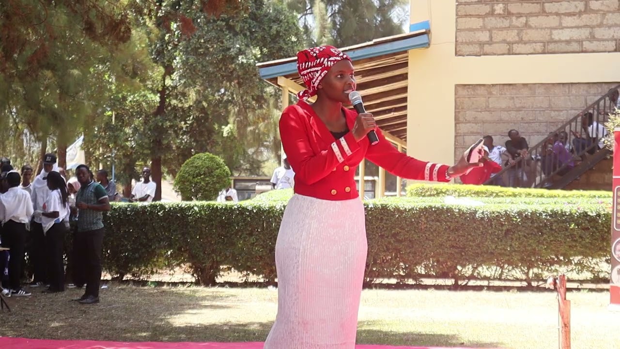 Spoken word by Esther Mwangi at Meru College