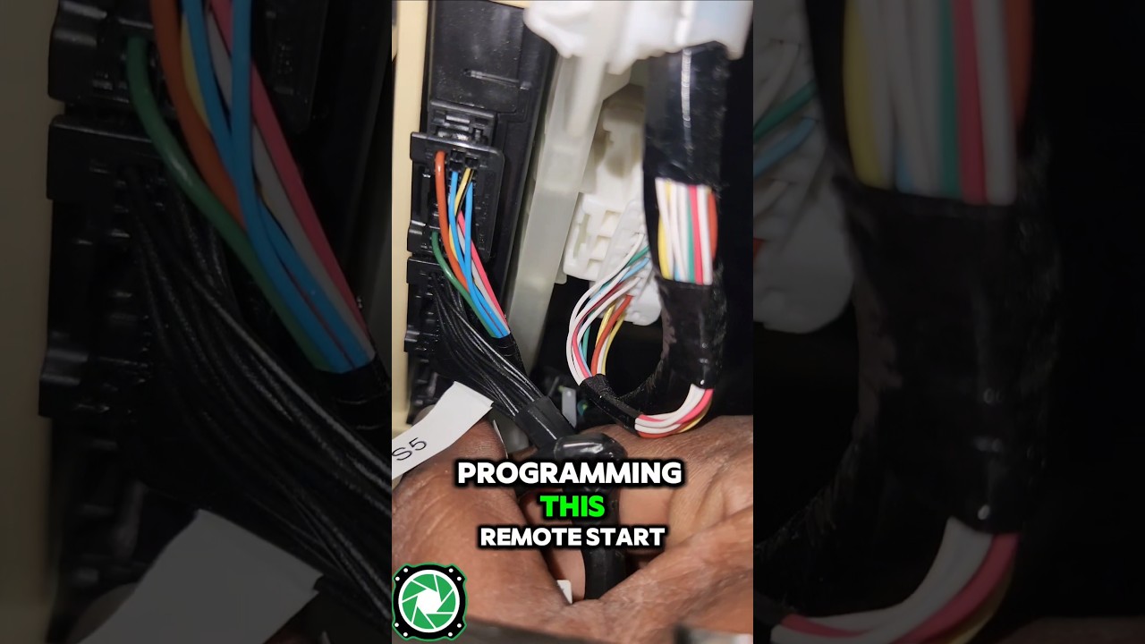 Toyota rav4 remote start installation in 2 minutes #Toyota #remotestart #compustar