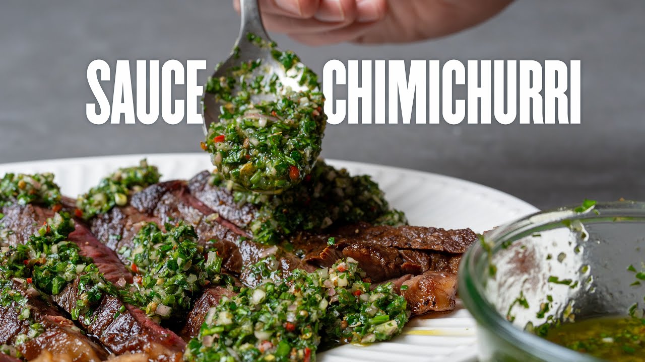 Une sauce incroyable, prête en 5 minutes ! 🍃🧨 (chimichurri)