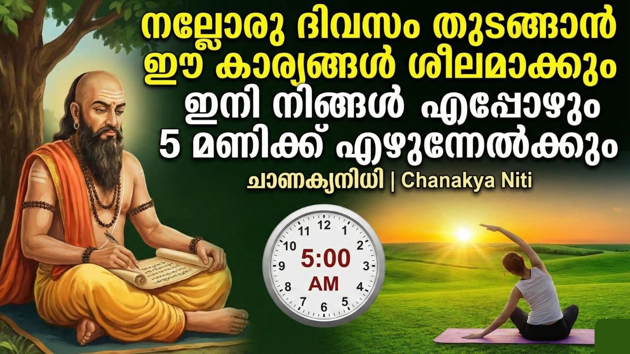 നല്ലൊരു ദിവസം തുടങ്ങാൻ ചാണക്യൻ പറയുന്ന രഹസ്യങ്ങൾ | Morning Habits Chanakya Niti