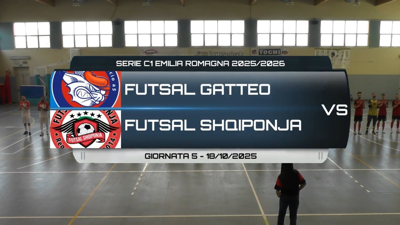 FUTSAL GATTEO VS FUTSAL SHQIPONJA - SERIE C1 EMILIA ROMAGNA 2025/2026 GIORNATA 5 - 18/10/2025