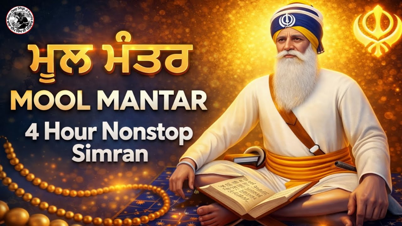 Mool Mantar Da Path With Lyrics | Ek Onkar |  kirtan roopi | mool mantar simran