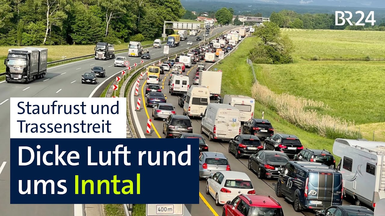 Staufrust und Trassenstreit - Dicke Luft rund ums Inntal | jetzt red i | BR24live