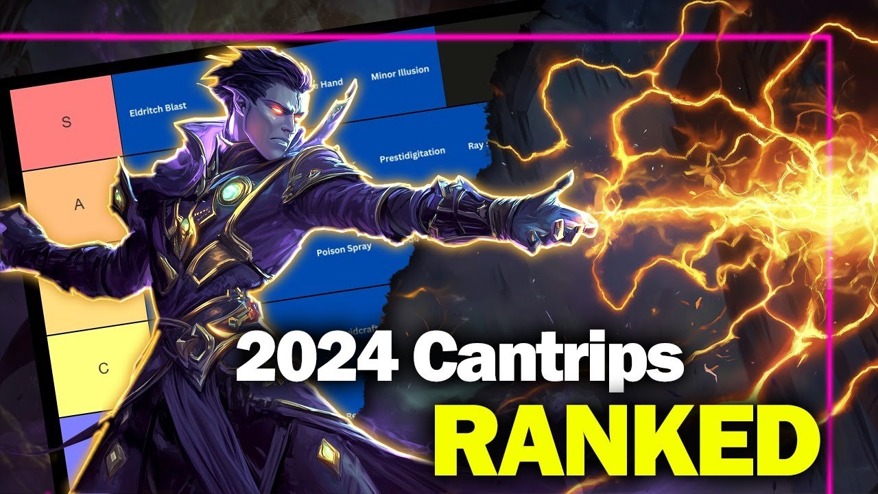Ranking EVERY Cantrip in the 2024 Player's Handbook