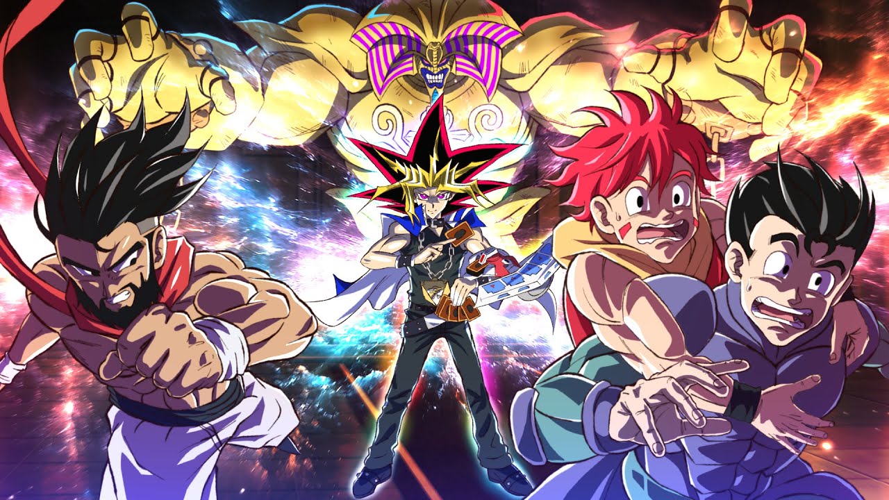 Three Idiots vs Battle City Yami Yugi (Egyptian God Difficulty)