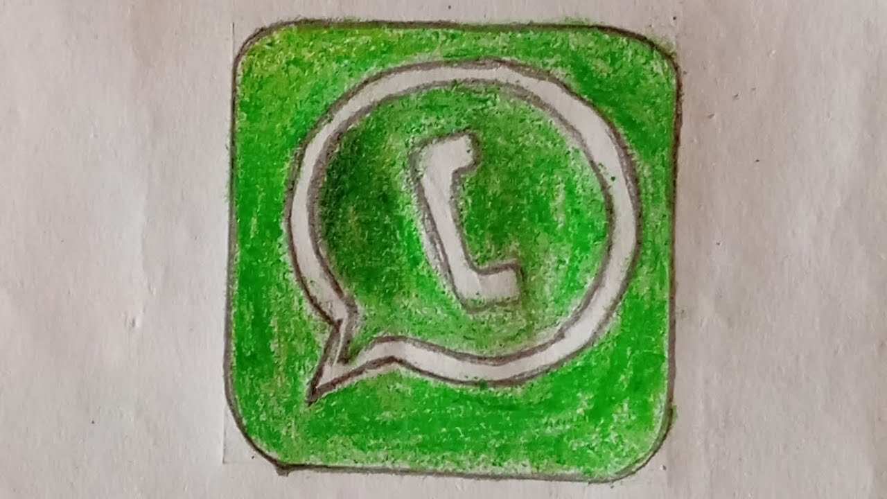 How to draw a what's app logo | Easy draw | Step by step | drawing video .